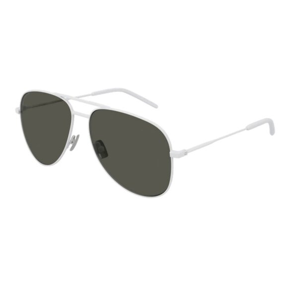 NEW SAINT LAURENT SUNGLASSES CLASSIC11 038 WHITE MEN EYEWEAR CLASSIC 11 038